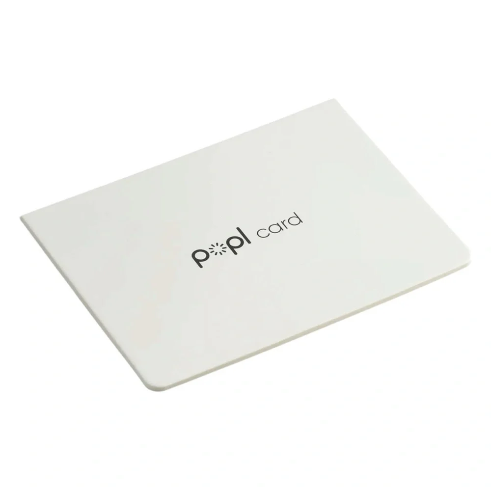 Popl | Poshmark Black Metal Digital Business Card Customizable
